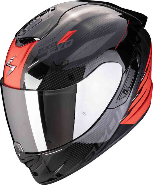 Casco Scorpion Exo-1400 Evo 2 Air Luma Black Red