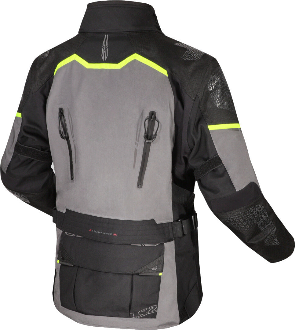 Giacca Moto Ls2 APOLLO Grey / Black / Yellow