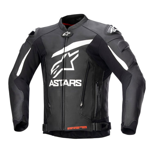 Chaqueta de cuero Alpinestars Gp Plus V4 Negro/Blanco