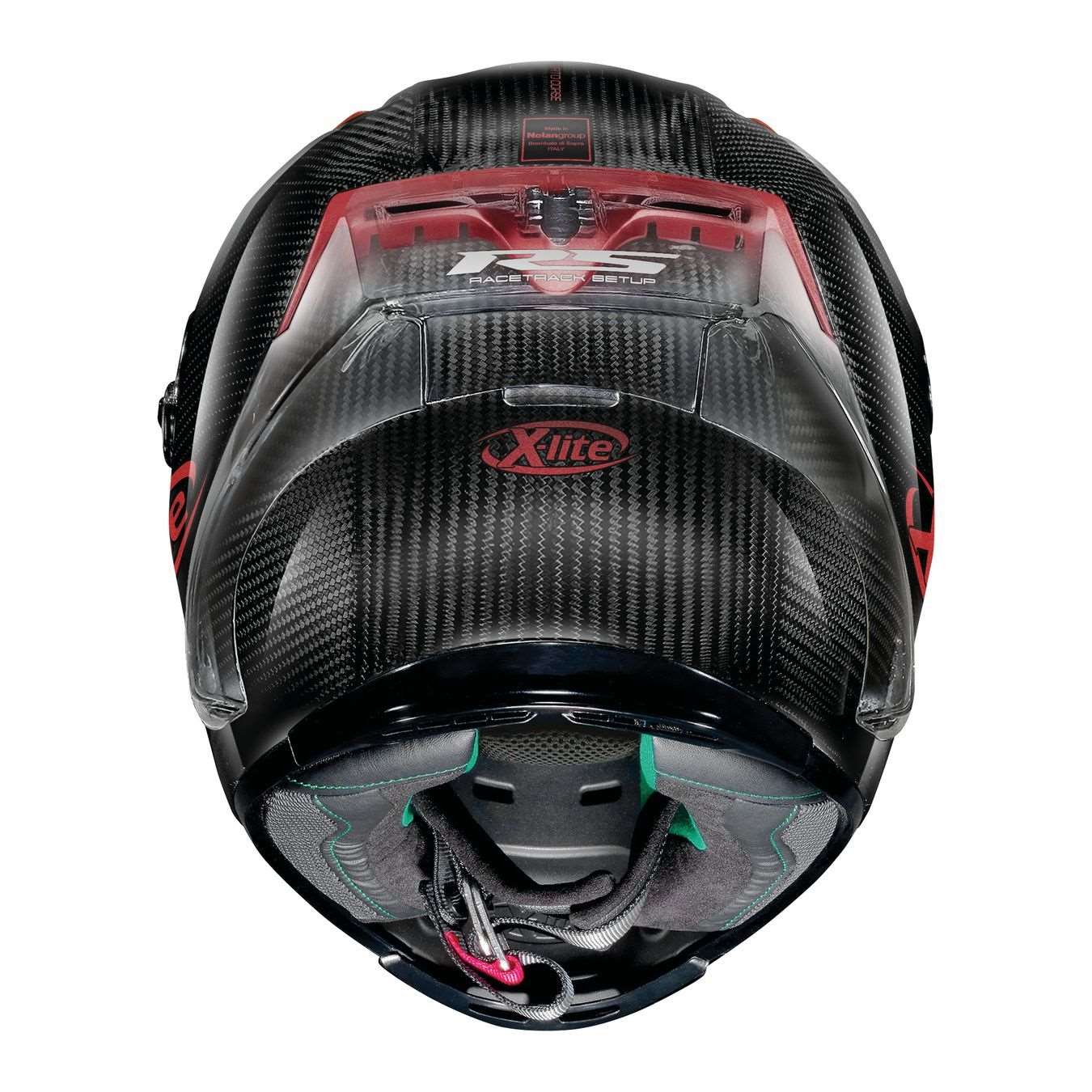 Casco X-lite X-803 Rs Ultra Carbon Iridium Edition Carbon Red - Hot Wheel