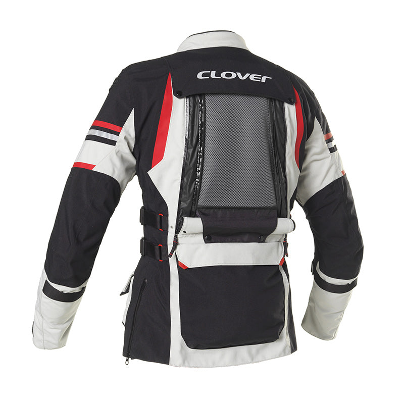 Clover Laminator 2 WP Jacket Grey-Red-Black