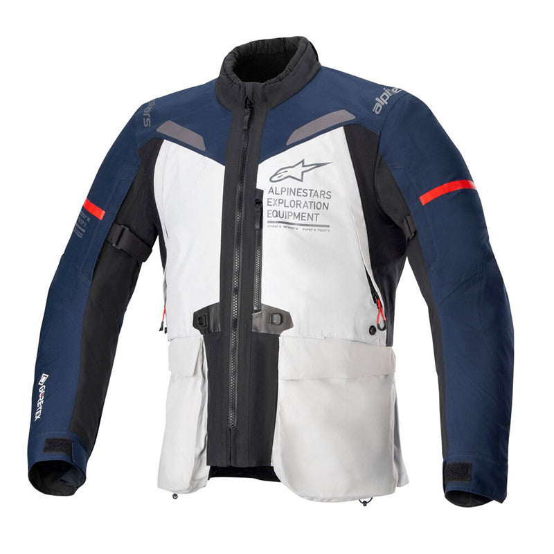 Giacca Alpinestars St-7 2L Gore-Tex Ice Grey/Blue/Black