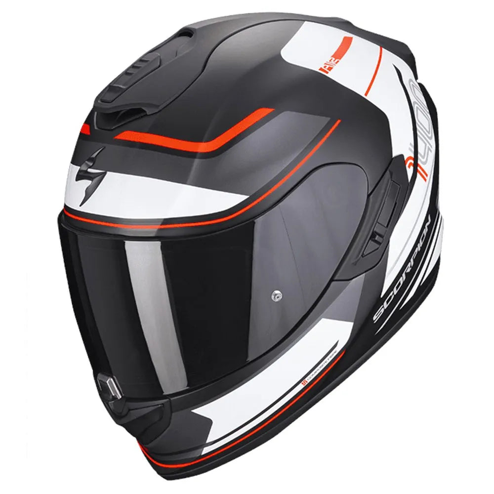 Casco Scorpion Exo-1400 Air Vittoria Matt Black/ Red / White