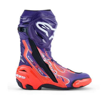 Stivali Alpinestars SUPERTECH R LE FLYTE VENTED  Viola / Rosso
