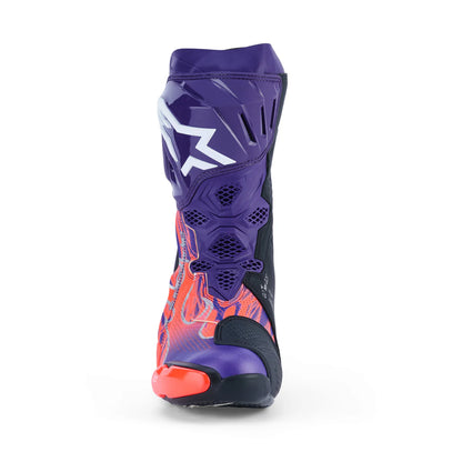 Stivali Alpinestars SUPERTECH R LE FLYTE VENTED  Viola / Rosso