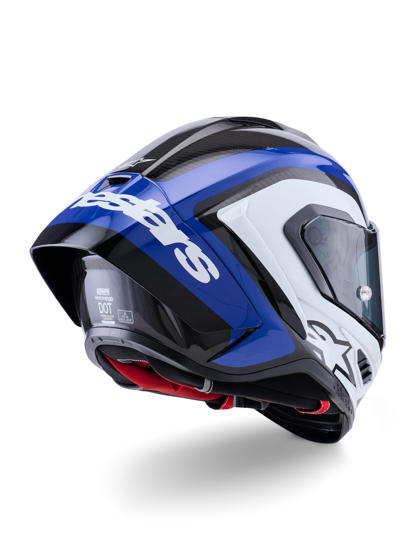 Casco Alpinestars SUPERTECH R10 Arius Blue - Hot Wheel