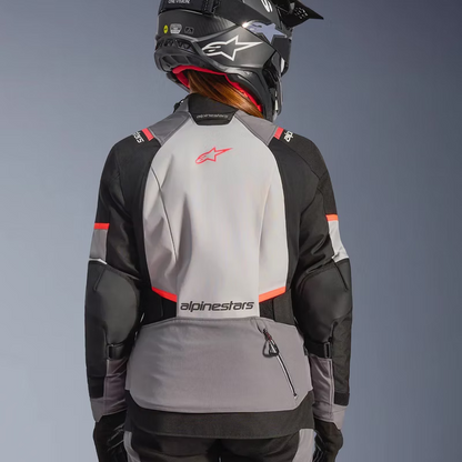 Giacca Stella Alpinestars Andes V4 Drystar Grigio - Nero - Corallo Fluo