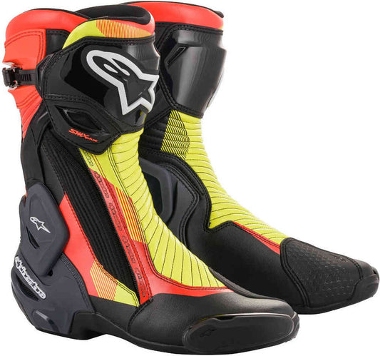 Stivali Alpinestars SMX Plus V2 Grey/Red/Yellow