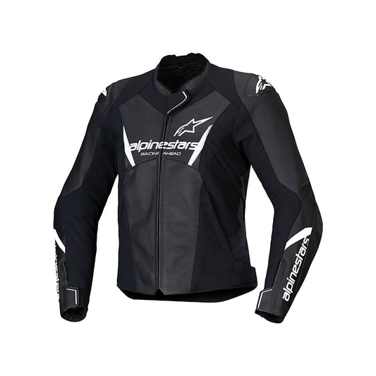 Giacca Pelle Alpinestars Stella Faster V3 Black / White