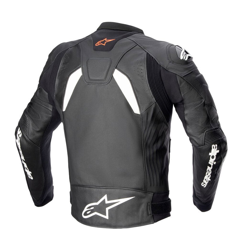 Chaqueta de cuero Alpinestars Gp Plus V4 Negro/Blanco