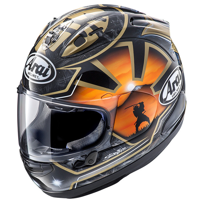 Casco Arai RX-7V Evo Pedrosa Spirit Gold