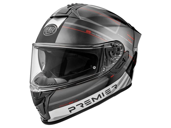 Casco Premier Evoluzione SP 92 Black/White/Red