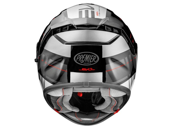 Casco Premier Evoluzione SP 92 Black/White/Red