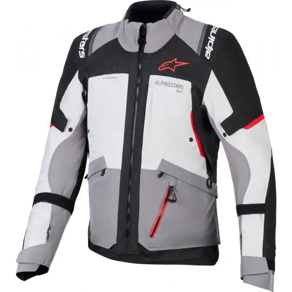 Giacca Alpinestars Andes V4 Drystar Grigio - Rosso