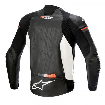 Giacca Alpinestars GP FORCE AIRFLOW Nero Bianco Rosso fluo - Hot Wheel