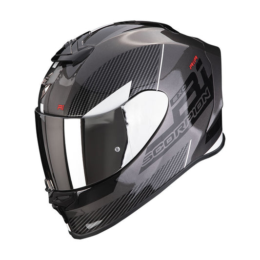 Casco Scorpion Exo-R1 Evo Air Final Silver/Black/White