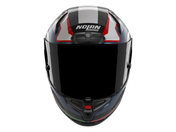 Casco Nolan X-804 RS Ultra Carbon Piega 366 Blu/Azzurro/Rosso - Hot Wheel