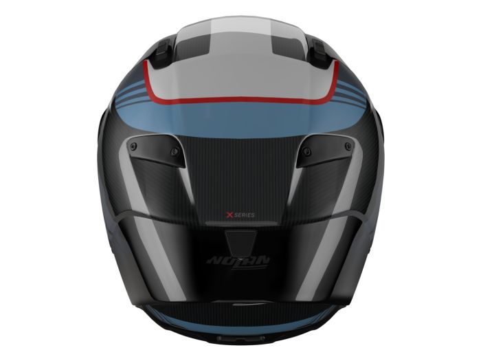 Casco Nolan X-804 RS Ultra Carbon Piega 366 Blu/Azzurro/Rosso - Hot Wheel