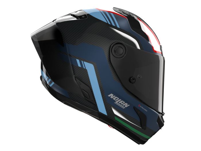 Casco Nolan X-804 RS Ultra Carbon Piega 366 Blu/Azzurro/Rosso - Hot Wheel